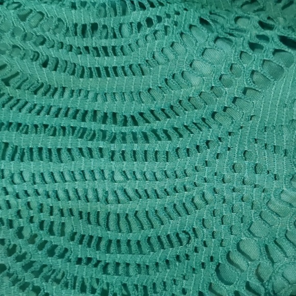 🌹3/15🌹MAURICES Jade Colored Multilayer Spaghetti Strap Flare Dress - Picture 3 of 5